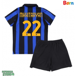 Inter Milan Henrikh Mkhitaryan #22 Replika Babytøj Hjemmebanesæt Børn 2026-27 Kortærmet (+ Korte bukser)